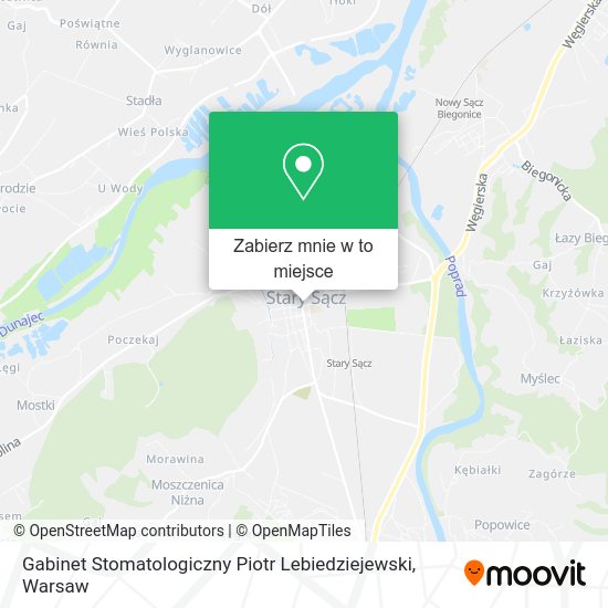 Mapa Gabinet Stomatologiczny Piotr Lebiedziejewski