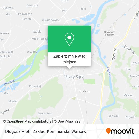 Mapa Długosz Piotr. Zakład Kominiarski