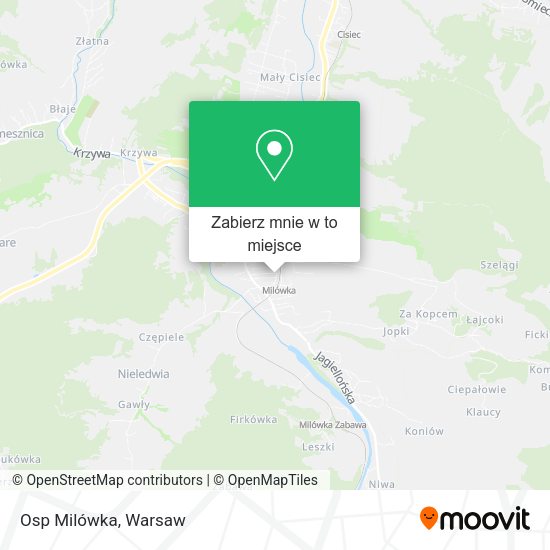 Mapa Osp Milówka