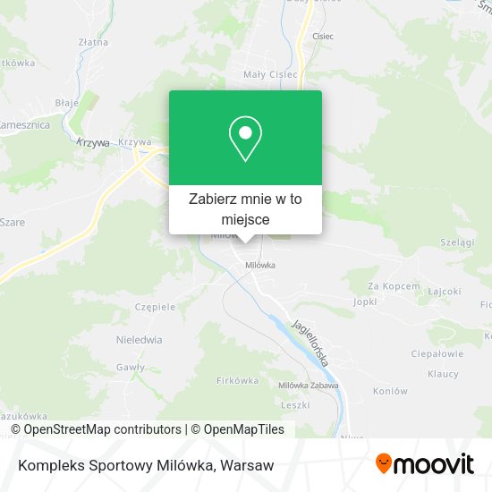 Mapa Kompleks Sportowy Milówka