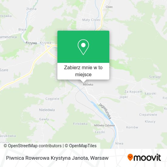 Mapa Piwnica Rowerowa Krystyna Janota