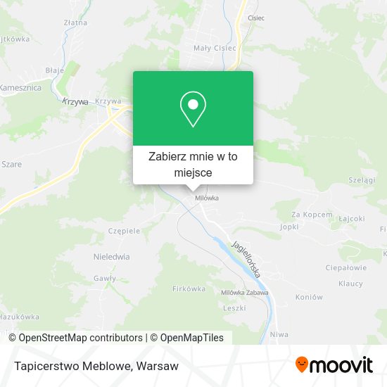 Mapa Tapicerstwo Meblowe