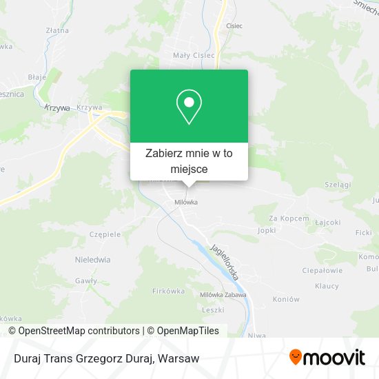 Mapa Duraj Trans Grzegorz Duraj