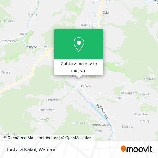 Mapa Justyna Kąkol