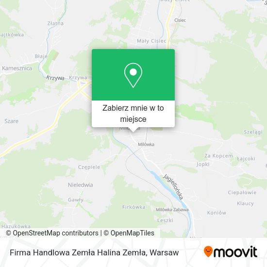 Mapa Firma Handlowa Zemła Halina Zemła