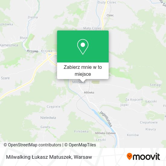 Mapa Milwalking Łukasz Matuszek