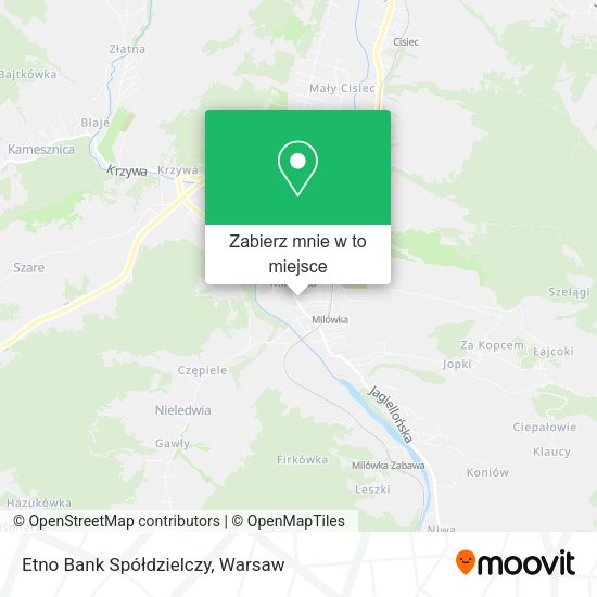 Mapa Etno Bank Spółdzielczy