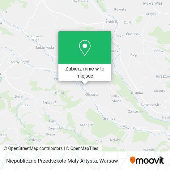 Mapa Niepubliczne Przedszkole Mały Artysta