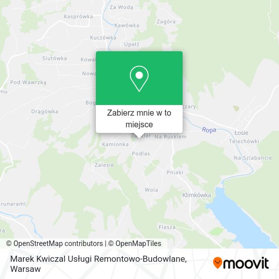 Mapa Marek Kwiczal Usługi Remontowo-Budowlane