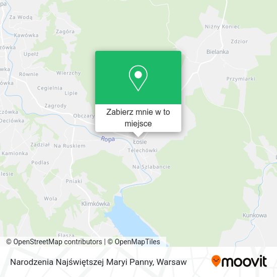 Mapa Narodzenia Najświętszej Maryi Panny