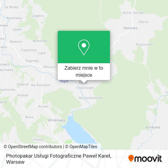 Mapa Photopakar Usługi Fotograficzne Paweł Kareł