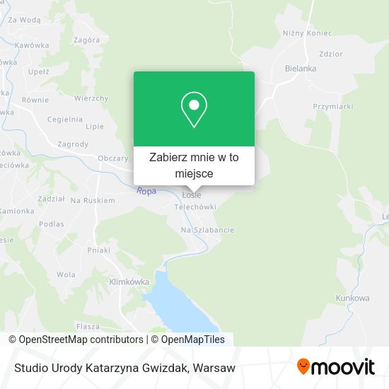 Mapa Studio Urody Katarzyna Gwizdak