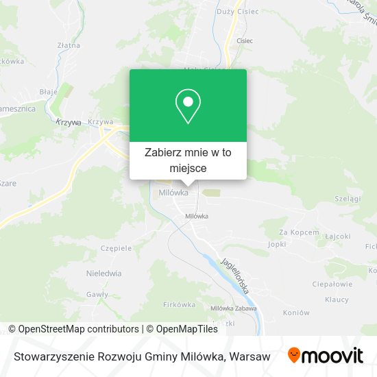 Mapa Stowarzyszenie Rozwoju Gminy Milówka