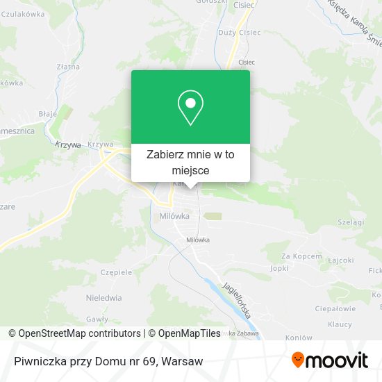 Mapa Piwniczka przy Domu nr 69