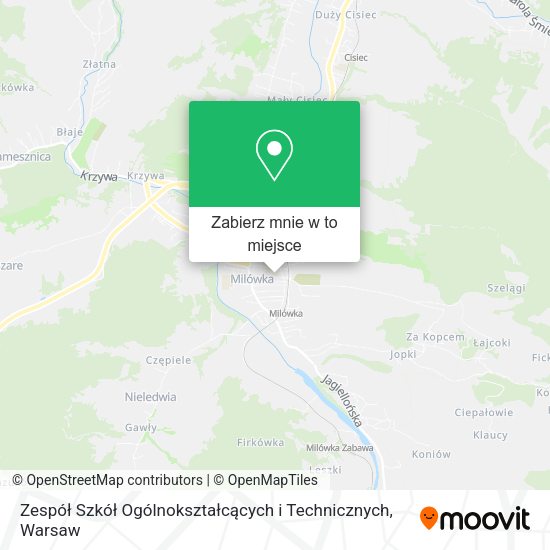 Mapa Zespół Szkół Ogólnokształcących i Technicznych