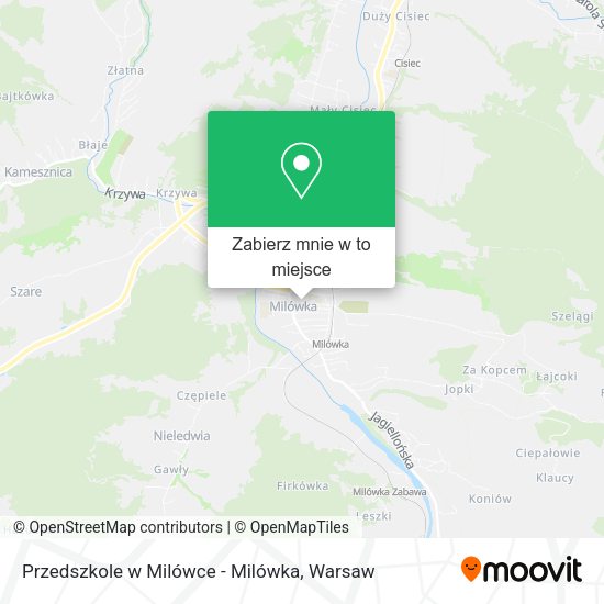 Mapa Przedszkole w Milówce - Milówka