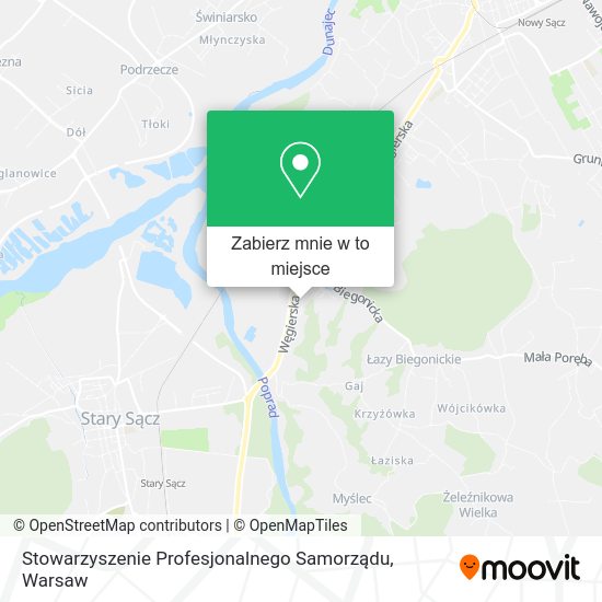 Mapa Stowarzyszenie Profesjonalnego Samorządu