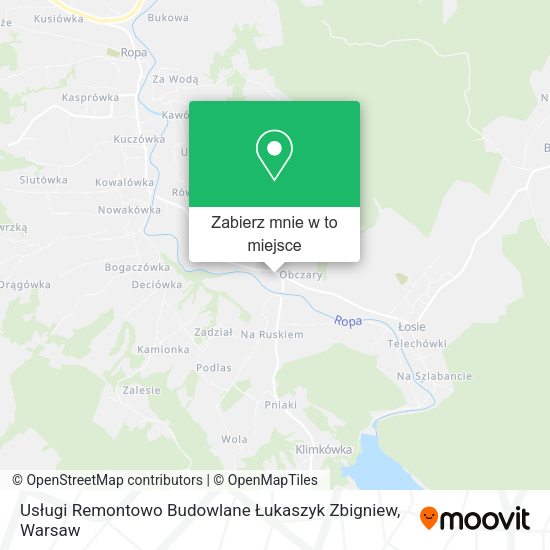 Mapa Usługi Remontowo Budowlane Łukaszyk Zbigniew