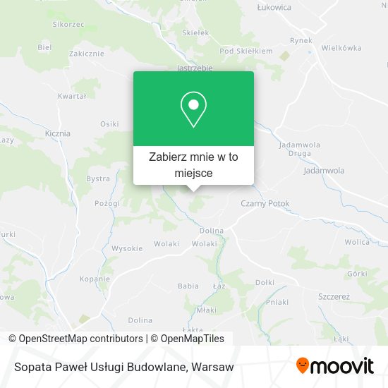 Mapa Sopata Paweł Usługi Budowlane