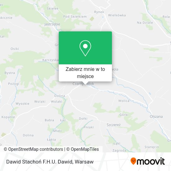 Mapa Dawid Stachoń F.H.U. Dawid