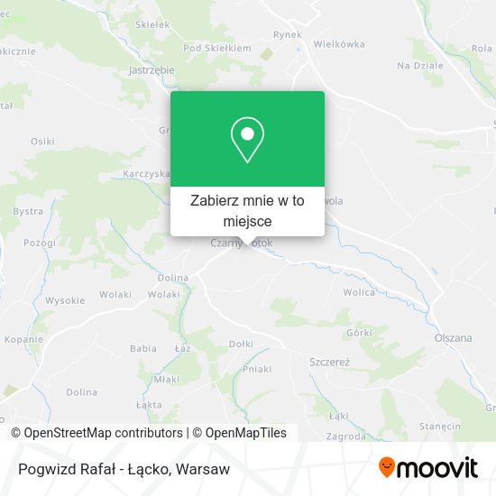 Mapa Pogwizd Rafał - Łącko