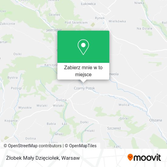 Mapa Żłobek Mały Dzięciołek