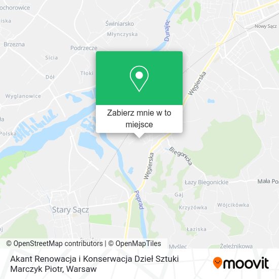 Mapa Akant Renowacja i Konserwacja Dzieł Sztuki Marczyk Piotr