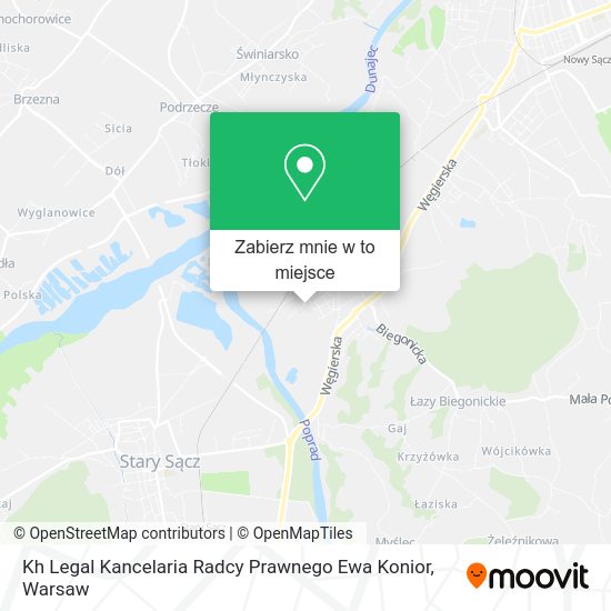 Mapa Kh Legal Kancelaria Radcy Prawnego Ewa Konior