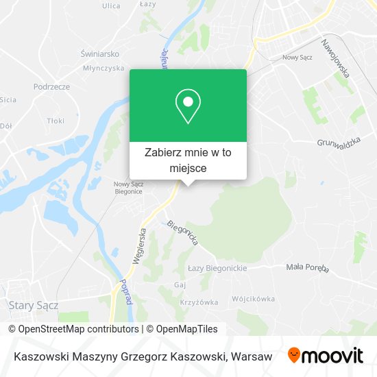 Mapa Kaszowski Maszyny Grzegorz Kaszowski