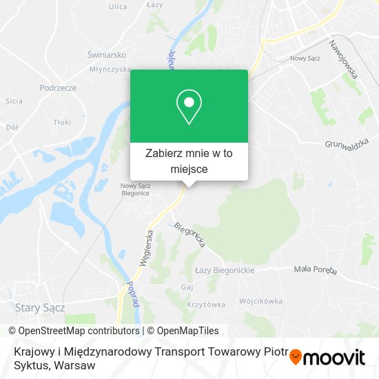 Mapa Krajowy i Międzynarodowy Transport Towarowy Piotr Syktus