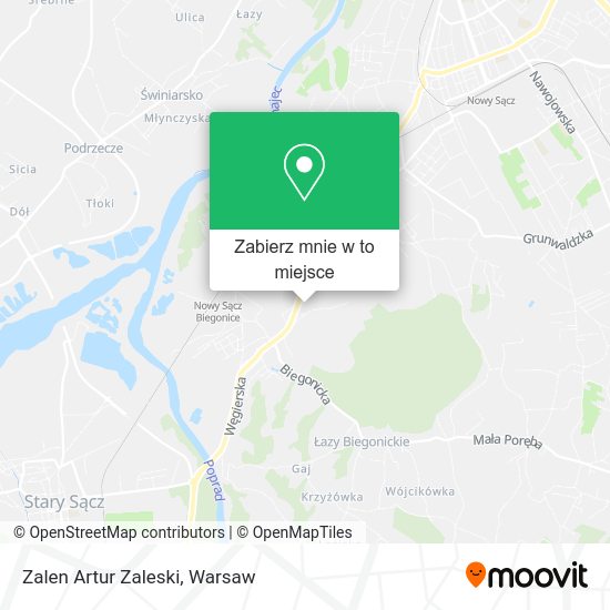 Mapa Zalen Artur Zaleski