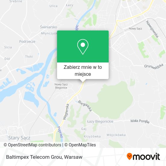 Mapa Baltimpex Telecom Grou