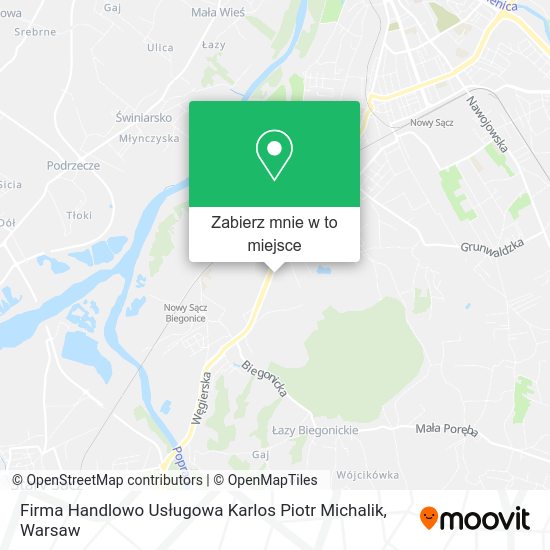 Mapa Firma Handlowo Usługowa Karlos Piotr Michalik