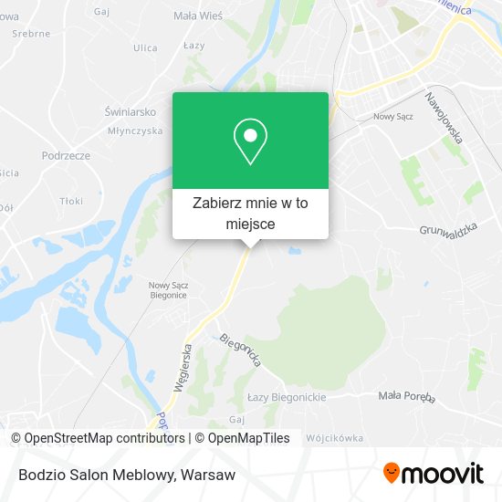 Mapa Bodzio Salon Meblowy