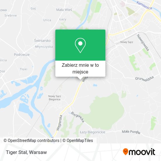 Mapa Tiger Stal