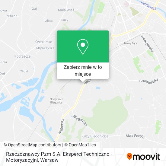 Mapa Rzeczoznawcy Pzm S.A. Eksperci Techniczno - Motoryzacyjni