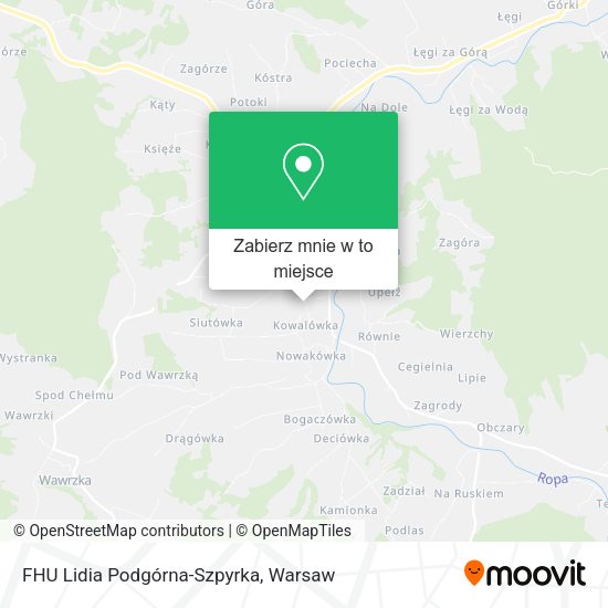 Mapa FHU Lidia Podgórna-Szpyrka