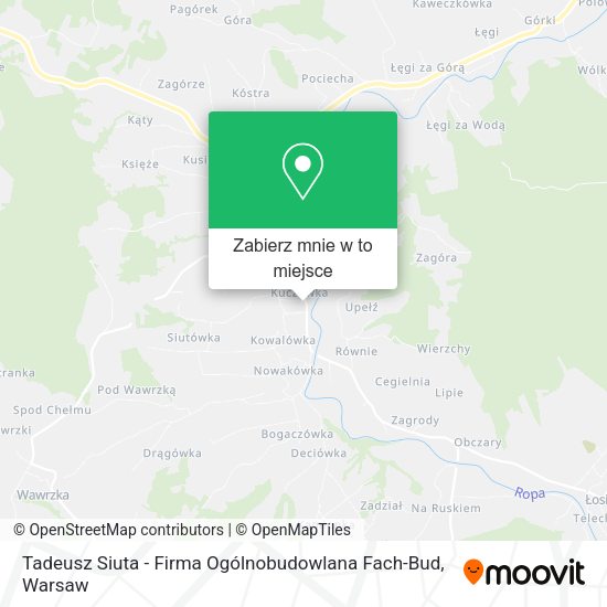 Mapa Tadeusz Siuta - Firma Ogólnobudowlana Fach-Bud