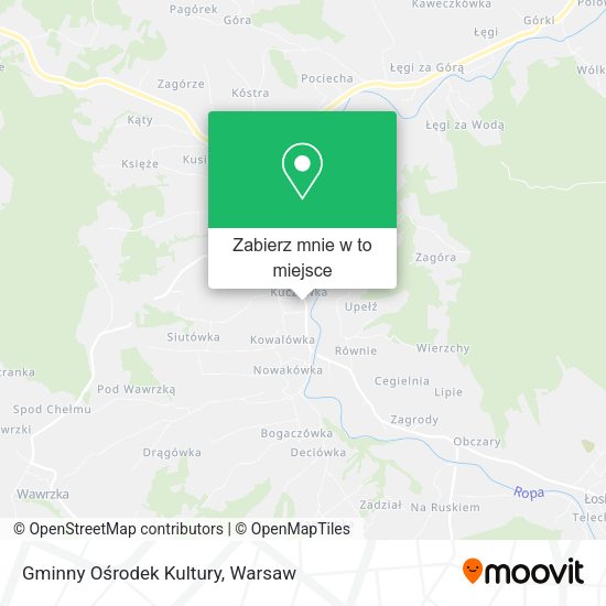 Mapa Gminny Ośrodek Kultury