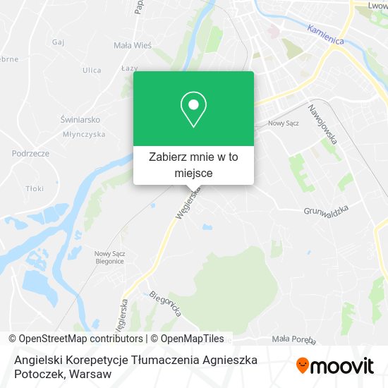 Mapa Angielski Korepetycje Tłumaczenia Agnieszka Potoczek