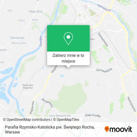 Mapa Parafia Rzymsko-Katolicka pw. Świętego Rocha