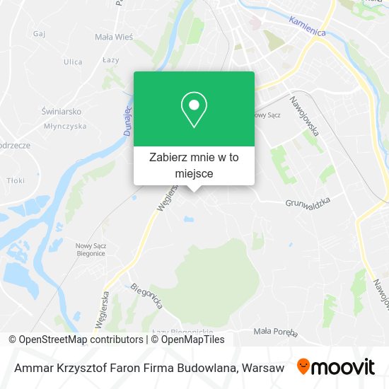 Mapa Ammar Krzysztof Faron Firma Budowlana