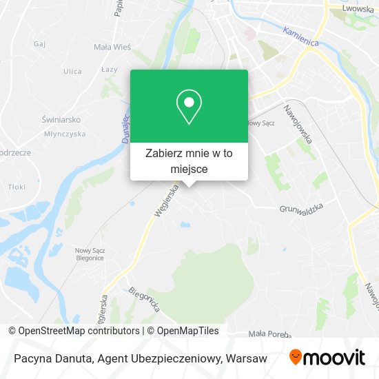 Mapa Pacyna Danuta, Agent Ubezpieczeniowy