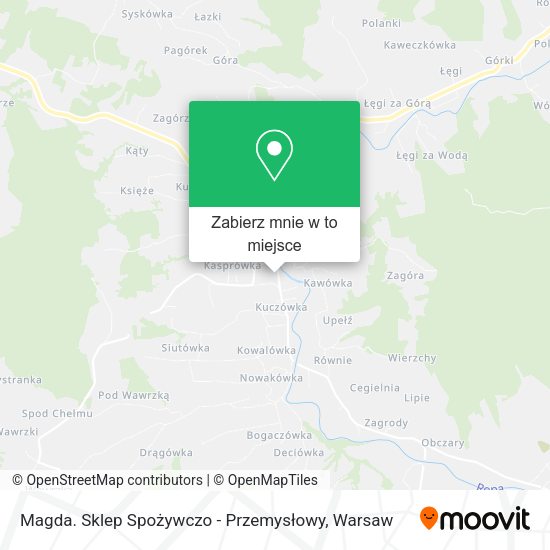 Mapa Magda. Sklep Spożywczo - Przemysłowy