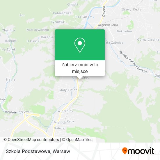 Mapa Szkoła Podstawowa