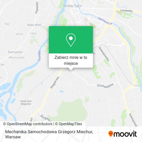 Mapa Mechanika Samochodowa Grzegorz Miechur