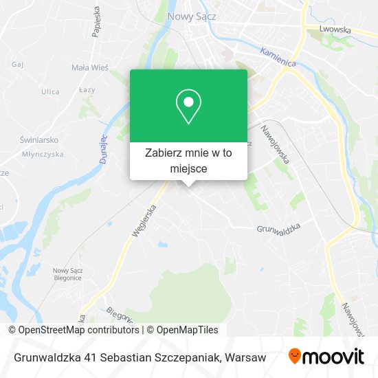 Mapa Grunwaldzka 41 Sebastian Szczepaniak