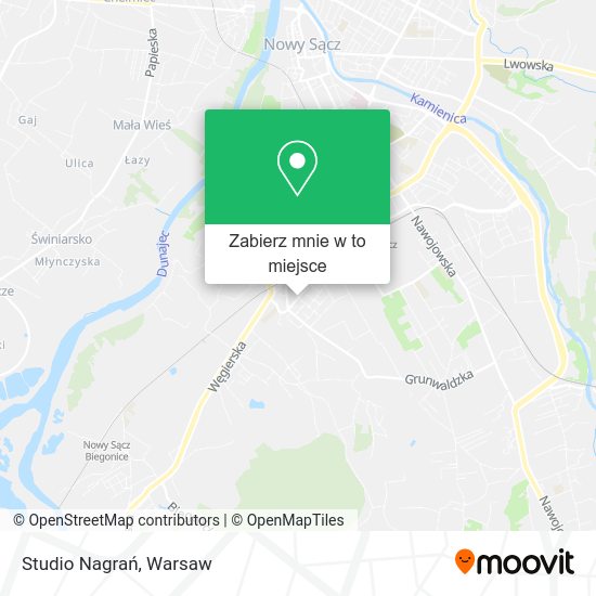 Mapa Studio Nagrań