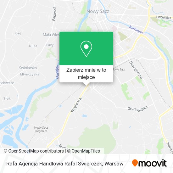 Mapa Rafa Agencja Handlowa Rafal Swierczek