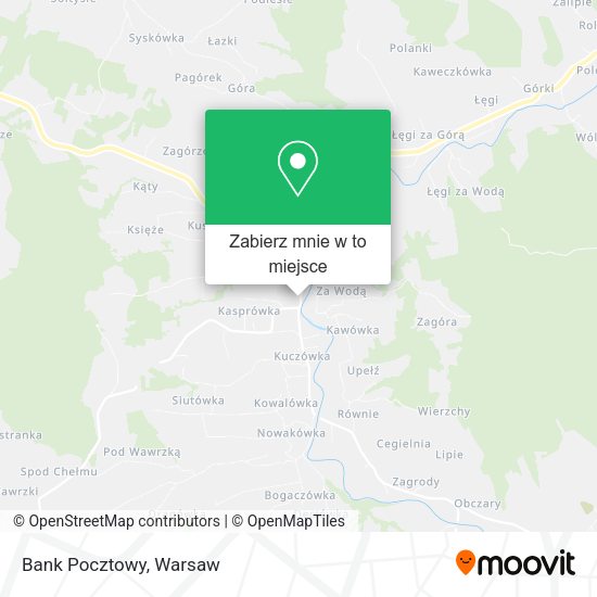 Mapa Bank Pocztowy